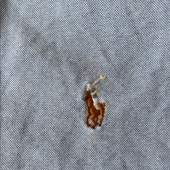 Vintage Ralph Lauren Light Blue Button Down Shirt - Picture 3 of 4